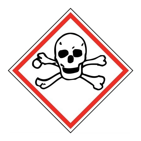 Nmc Toxic Ghs Label, Pk5, Width: 2" GHS205AP